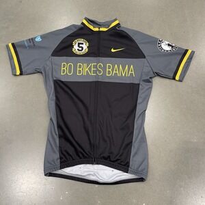 Nike Bo Bikes Bama Alabama Cycling Shirt Made In Italy Size Small